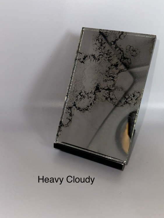 Heavy Cloudy Antique Mirror NY